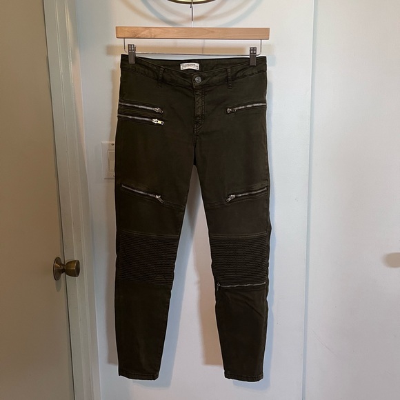 Zara Moto Zip Pants - Picture 3 of 11